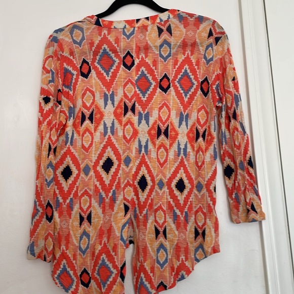 Lucky Brand Printed Top - Picture 2 of 4